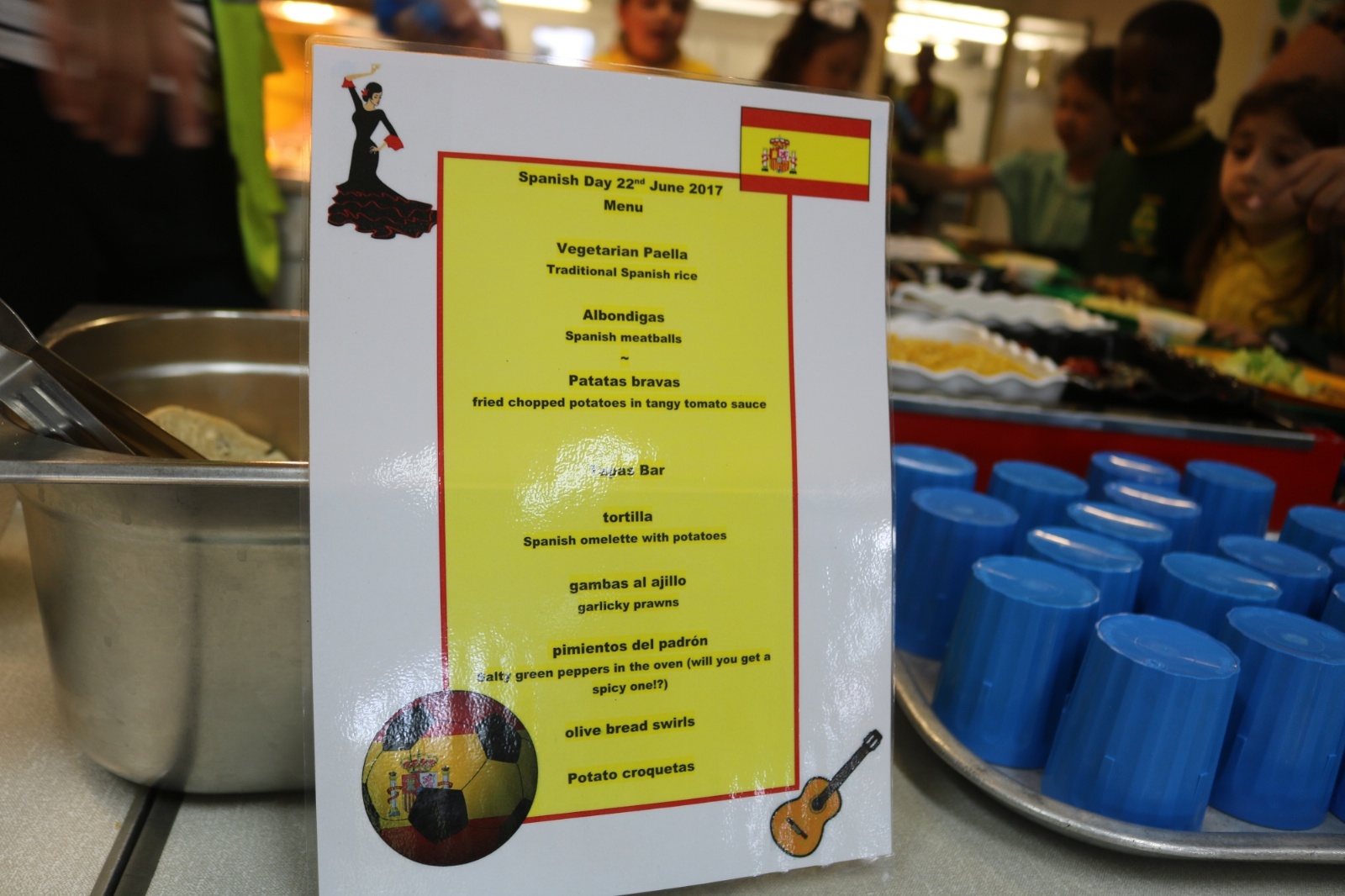 Spanish Day Lunch John Keble C Of E Primary School